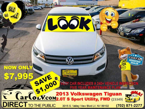 2013 Volkswagen Tiguan for sale at The Car Company in Las Vegas NV