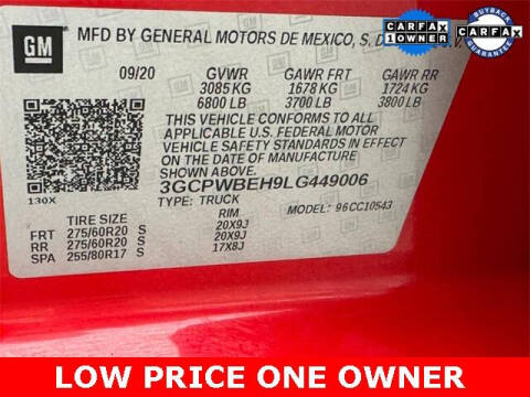 2020 Chevrolet Silverado 1500