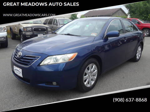 2007 Toyota Camry for sale at GREAT MEADOWS AUTO SALES in Great Meadows NJ