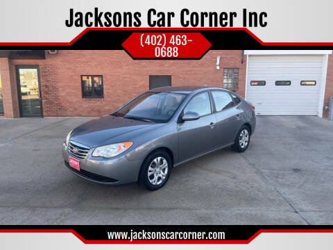 2010 Hyundai Elantra for sale at Jacksons Car Corner Inc in Hastings NE