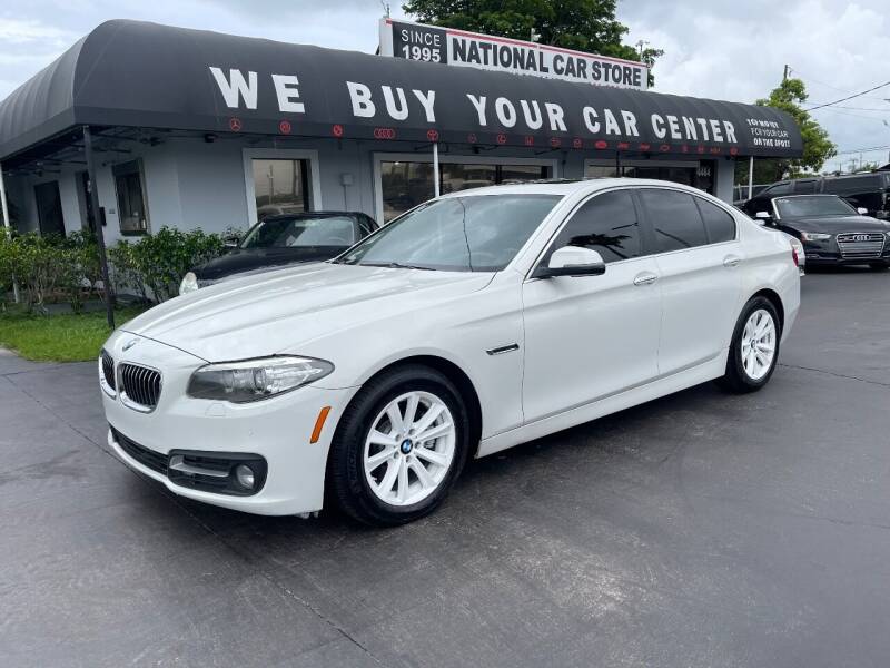 Used 2015 BMW 5 Series 528i with VIN WBA5A5C5XFD523449 for sale in West Palm Beach, FL