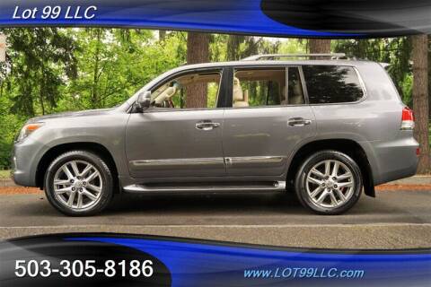 2013 Lexus LX 570 for sale at LOT 99 LLC in Milwaukie OR