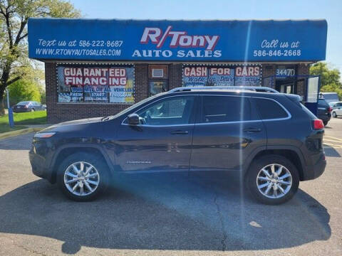 2015 Jeep Cherokee for sale at R Tony Auto Sales in Clinton Township MI