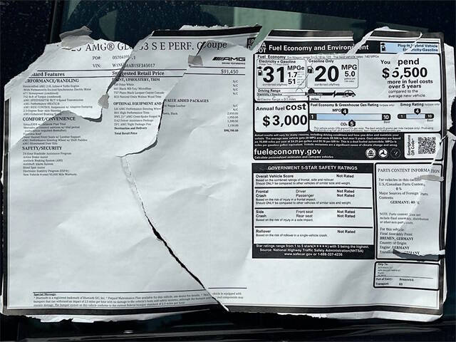 2025 Mercedes-Benz GLC AMG GLC 63 S E Performance