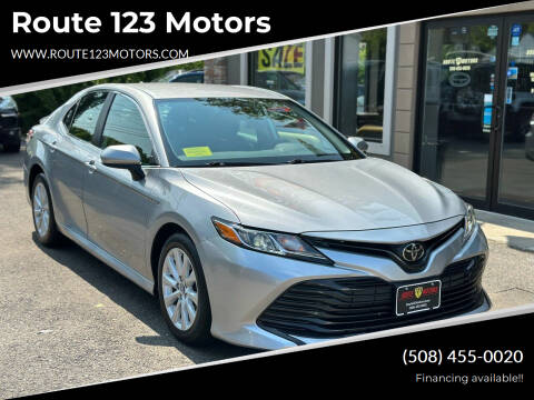2019 Toyota Camry for sale at Route 123 Motors in Norton MA