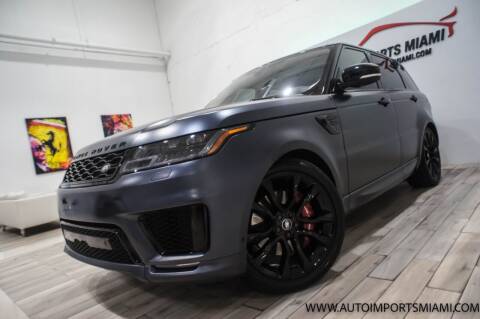 2019 Land Rover Range Rover Sport for sale at AUTO IMPORTS MIAMI in Fort Lauderdale FL