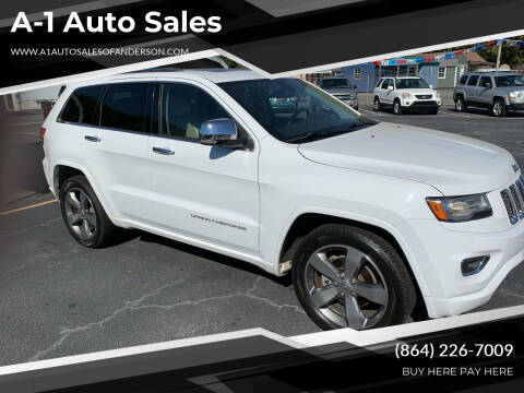 2015 Jeep Grand Cherokee for sale at A-1 Auto Sales in Anderson SC