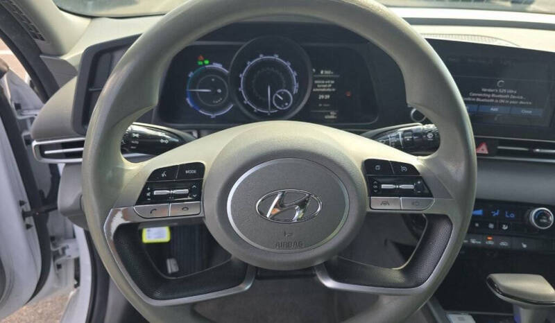 2023 Hyundai Elantra Hybrid Blue