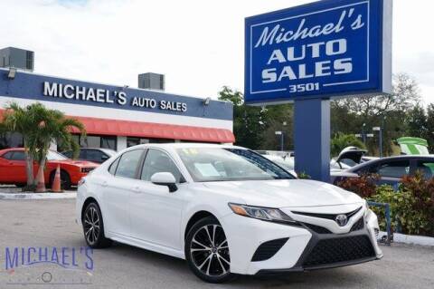 2018 Toyota Camry for sale at Michael's Auto Sales Corp in Hollywood FL