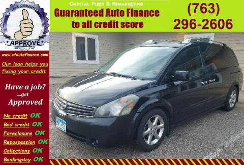 2008 Nissan Quest for sale at Capital Fleet  & Remarketing  Auto Finance in Columbia Heights MN