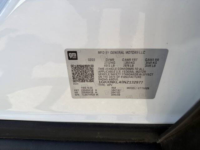 2022 GMC Acadia SLE