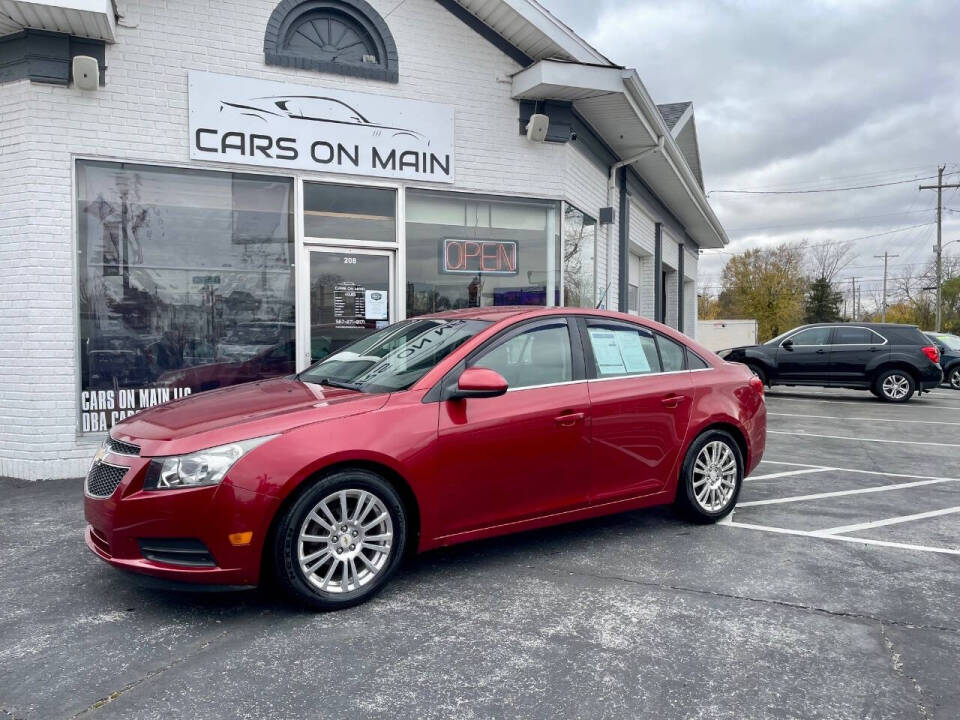 2012 Chevrolet Cruze for sale at Cars On Main in Findlay, OH