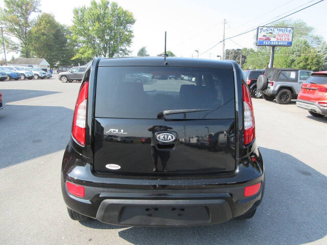 2012 Kia Soul for sale at FINAL DRIVE AUTO SALES INC in Shippensburg, PA