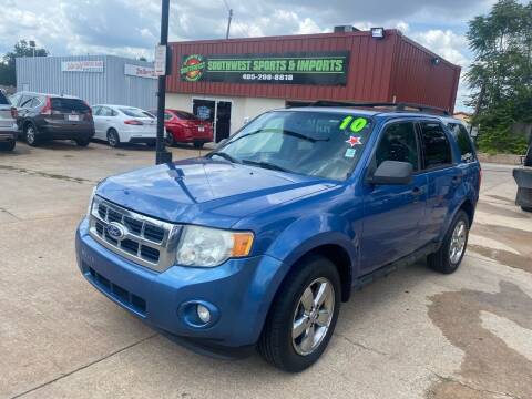 2010 Ford Escape for sale at Southwest Sports & Imports in Oklahoma City OK