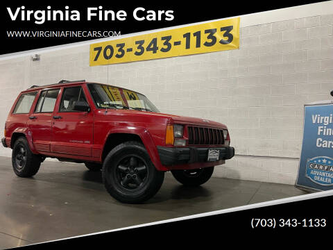 1996 Jeep Cherokee for sale at Virginia Fine Cars in Chantilly VA