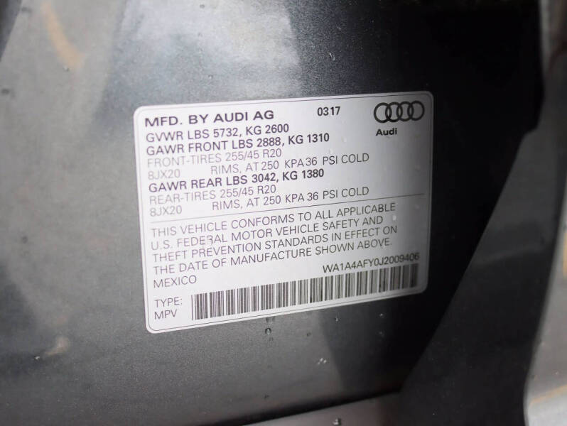 2018 Audi SQ5 3.0T quattro Premium Plus