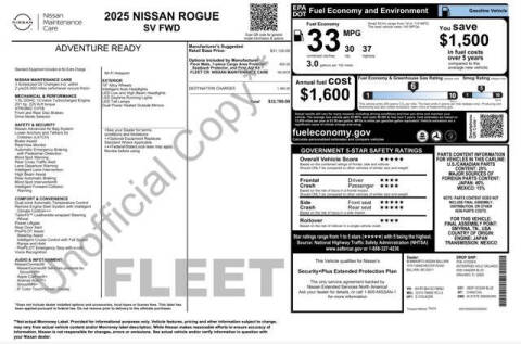 2025 Nissan Rogue SV
