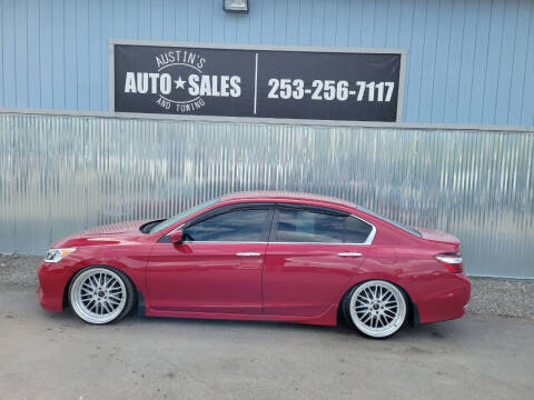 2016 Honda Accord for sale at Austin's Auto Sales in Edgewood WA
