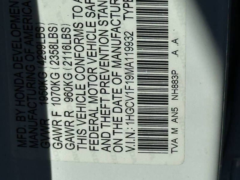 2021 Honda Accord LX