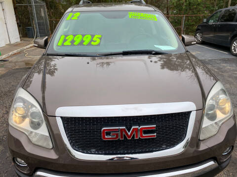 2012 GMC Acadia for sale at TOP OF THE LINE AUTO SALES in Fayetteville NC