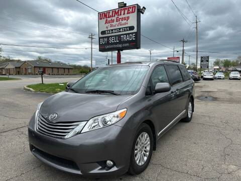 2017 Toyota Sienna for sale at Unlimited Auto Group in West Chester OH