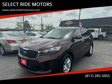 2020 Kia Sorento for sale at SELECT RIDE MOTORS in Arlington TX