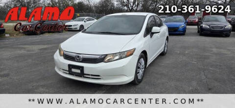 2012 Honda Civic for sale at Alamo Car Center in San Antonio TX