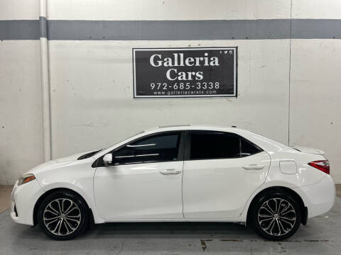 2015 Toyota Corolla for sale at Galleria Cars in Dallas TX