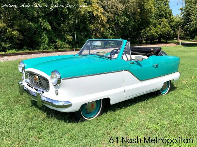 1961 Nash Metropolitan for sale at MIDWAY AUTO SALES & CLASSIC CARS INC in Fort Smith AR