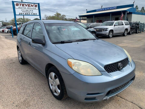 2003 Toyota Matrix for sale at Stevens Auto Sales in Theodore AL