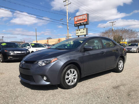 2016 Toyota Corolla for sale at Autohaus of Greensboro in Greensboro NC