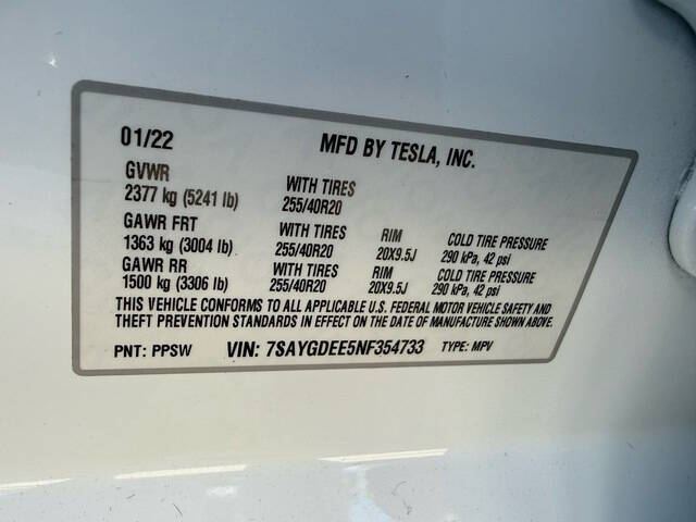 2022 Tesla Model Y Long Range