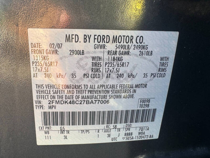 2007 Ford Edge SEL