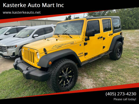 2015 Jeep Wrangler Unlimited for sale at Kasterke Auto Mart Inc in Shawnee OK