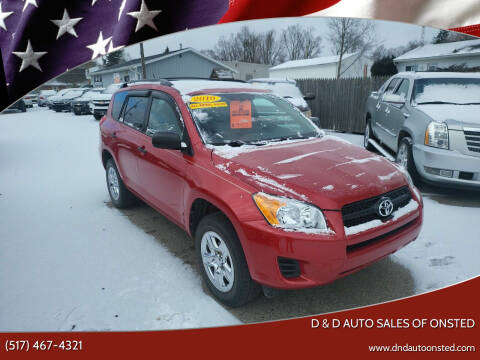 2010 Toyota RAV4 for sale at D & D Auto Sales Of Onsted in Onsted MI