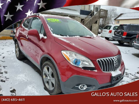 2013 Buick Encore for sale at Gallo's Auto Sales in North Bloomfield OH