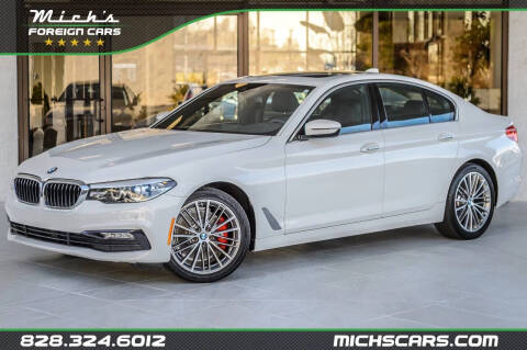 2018 BMW 5 Series for sale at Mich's Foreign Cars in Hickory NC
