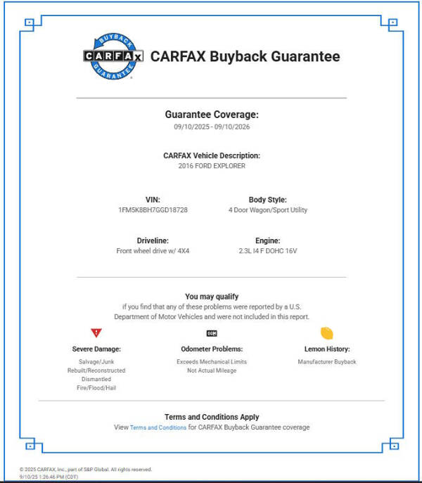 2016 Ford Explorer