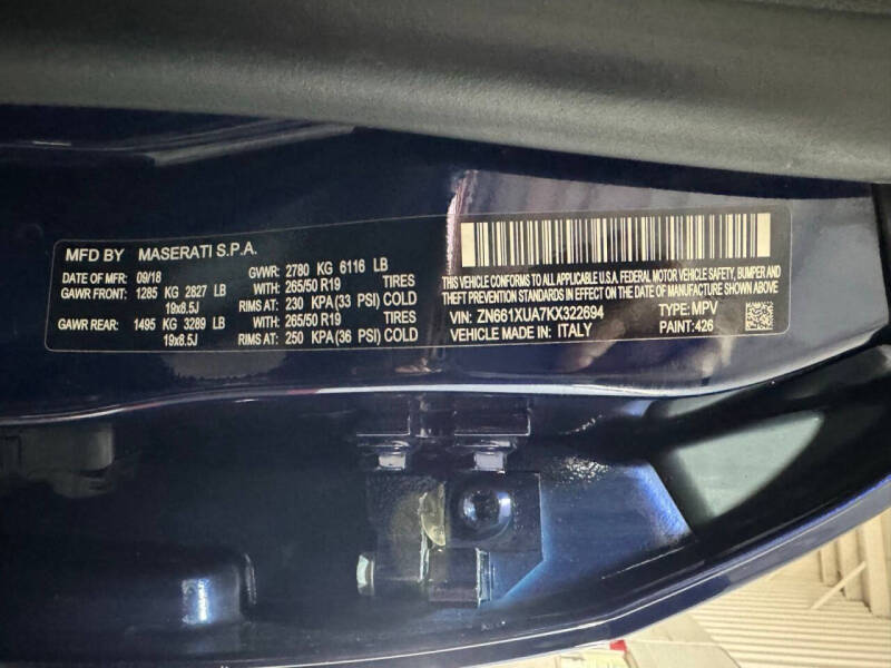 2019 Maserati Levante