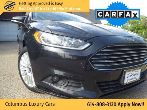 2014 Ford Fusion Hybrid for sale at Columbus Luxury Cars in Columbus OH