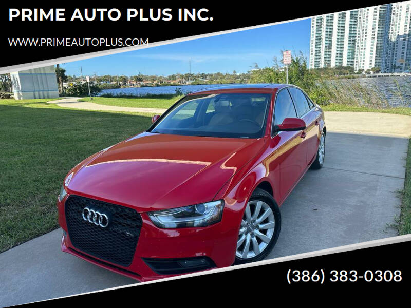 2013 Audi A4 for sale at PRIME AUTO PLUS INC. in Daytona Beach FL