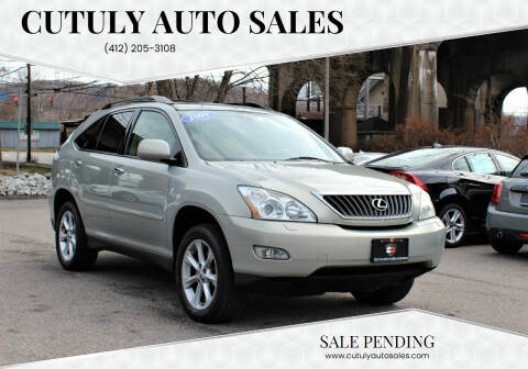 2009 Lexus RX 350 for sale at Cutuly Auto Sales in Pittsburgh PA