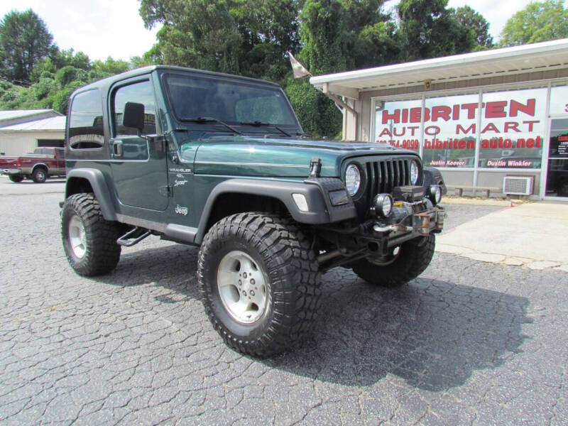 2001 Jeep Wrangler for sale at Hibriten Auto Mart in Lenoir NC