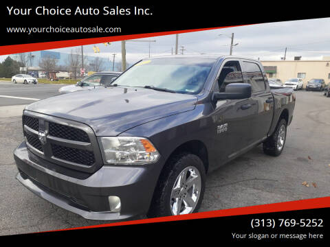 2017 RAM Ram Pickup 1500 for sale at Your Choice Auto Sales Inc. in Dearborn MI