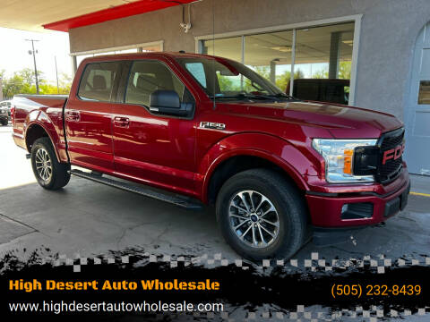 2018 Ford F-150 for sale at High Desert Auto Wholesale in Albuquerque NM