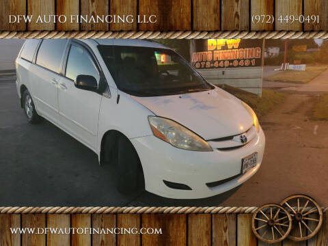 2006 Toyota Sienna for sale at Bad Credit Call Fadi in Dallas TX