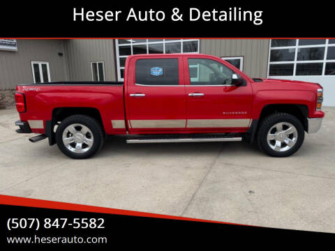 2015 Chevrolet Silverado 1500 for sale at Heser Auto & Detailing in Jackson MN