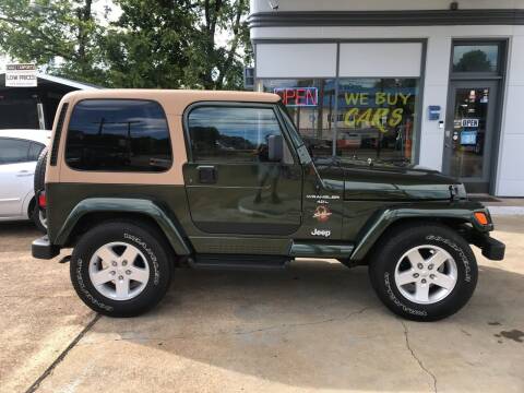 1998 Jeep Wrangler for sale at The Auto Lot and Cycle in Nashville TN