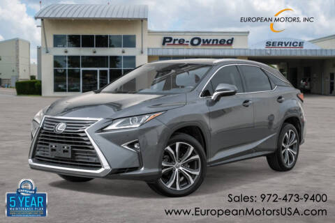 2017 Lexus RX 350 for sale at European Motors Inc in Plano TX