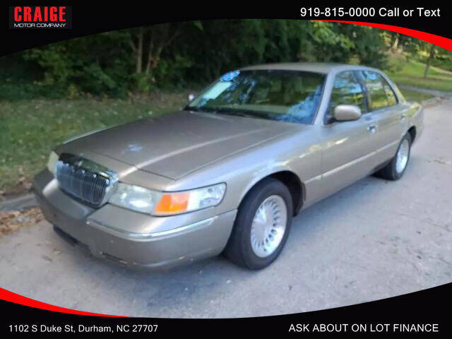 2002 Mercury Grand Marquis for sale at CRAIGE MOTOR CO in Durham NC